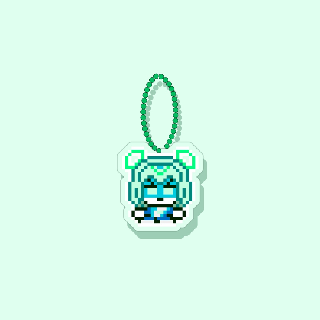 ドット絵アクキー「ルンル」