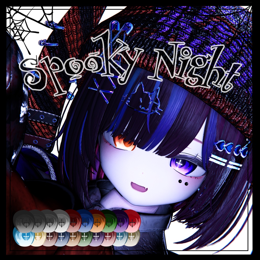★Spooky Night★eye texture&makeup