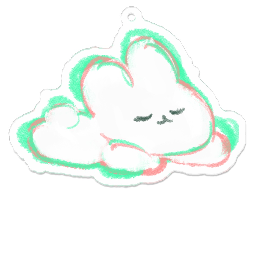 えほんのうさぎ アクリルキーホルダー