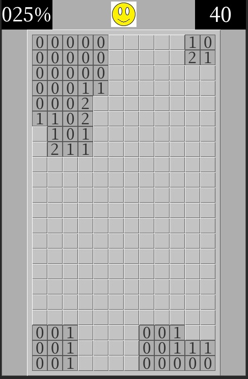 ご支援用ゲームプロジェクト(W002 MineSweeper)