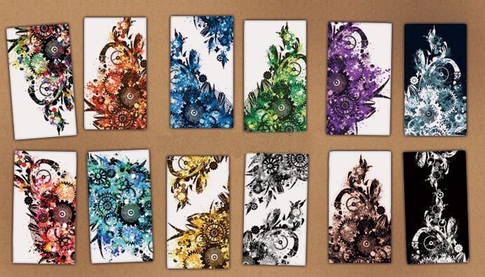 【受注生産】24枚:歯車パレードフレークシール