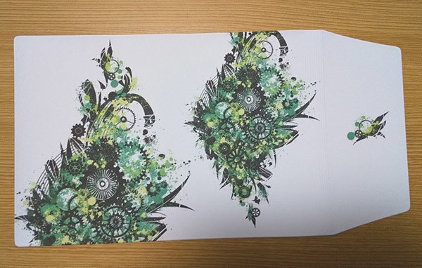 歯車パレード緑 ブックカバー