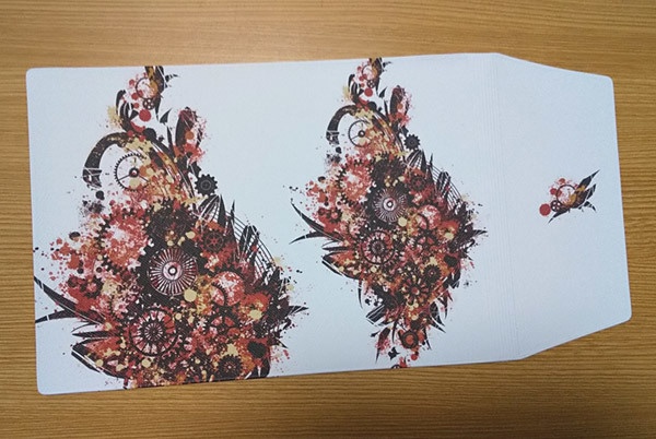 歯車パレード赤 ブックカバー