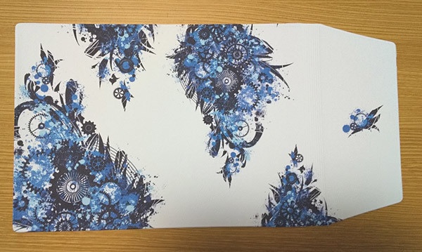 歯車パレード青 ブックカバー