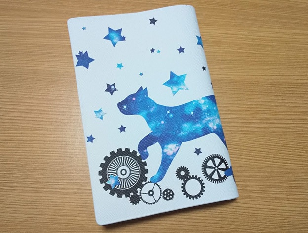 宇宙猫と歯車 ブックカバー