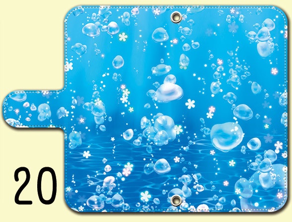 送料無料【両面(外内)印刷or内側白手帳型スマホケース カラバリ含50デザイン】受注生産