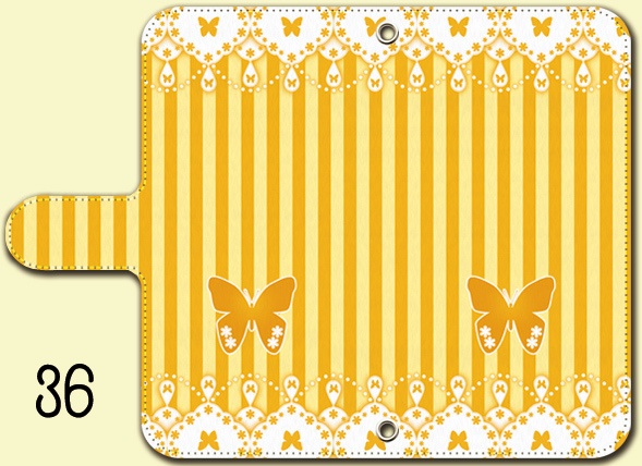 送料無料【両面(外内)印刷or内側白手帳型スマホケース カラバリ含50デザイン】受注生産