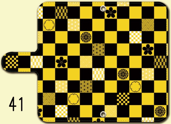 送料無料【両面(外内)印刷or内側白手帳型スマホケース カラバリ含50デザイン】受注生産