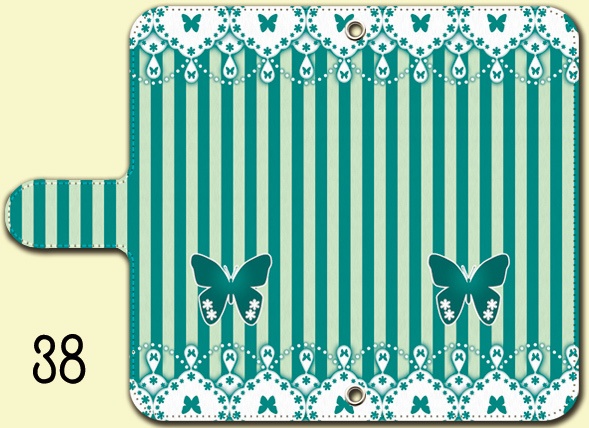 送料無料【両面(外内)印刷or内側白手帳型スマホケース カラバリ含50デザイン】受注生産