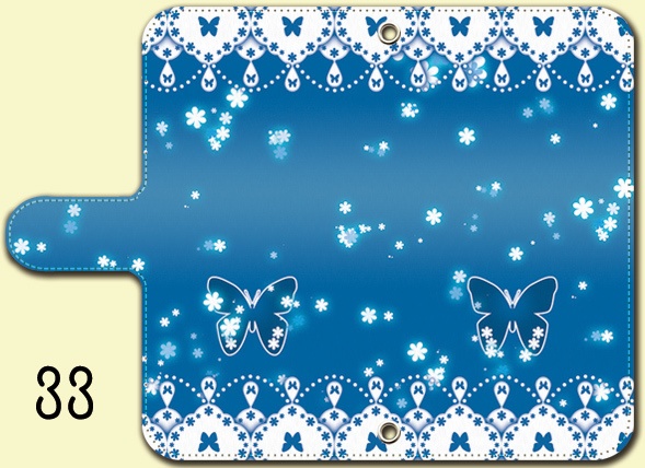 送料無料【両面(外内)印刷or内側白手帳型スマホケース カラバリ含50デザイン】受注生産