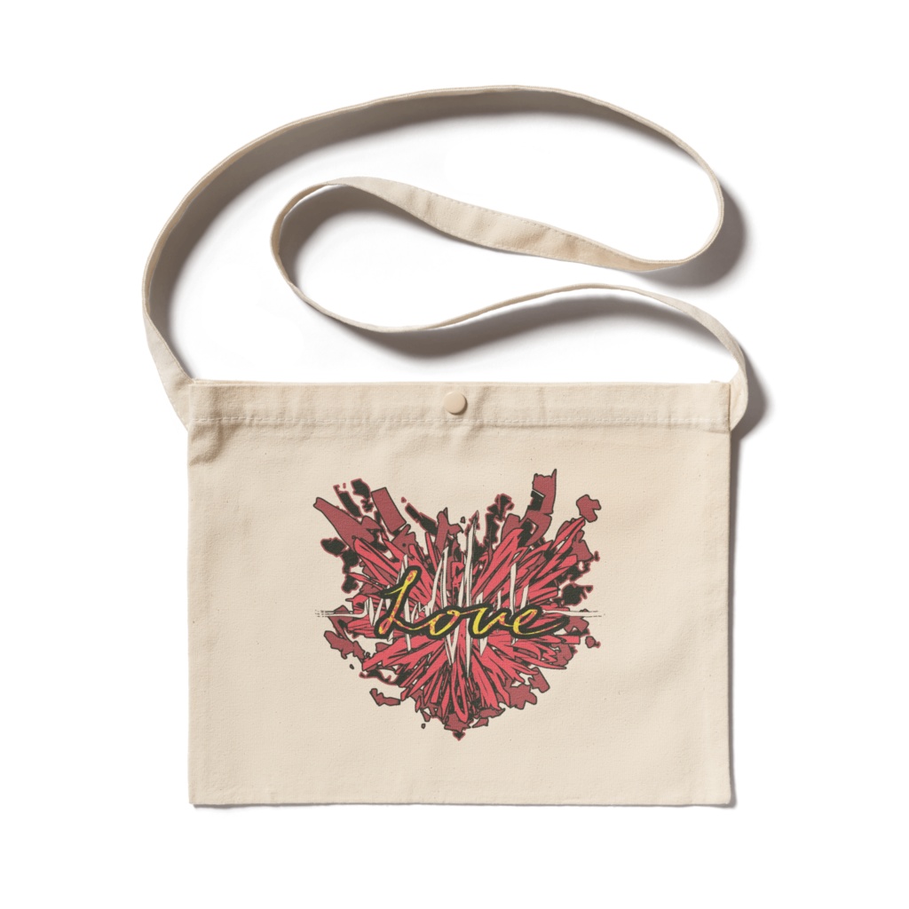 Loveハートサコッシュ4色