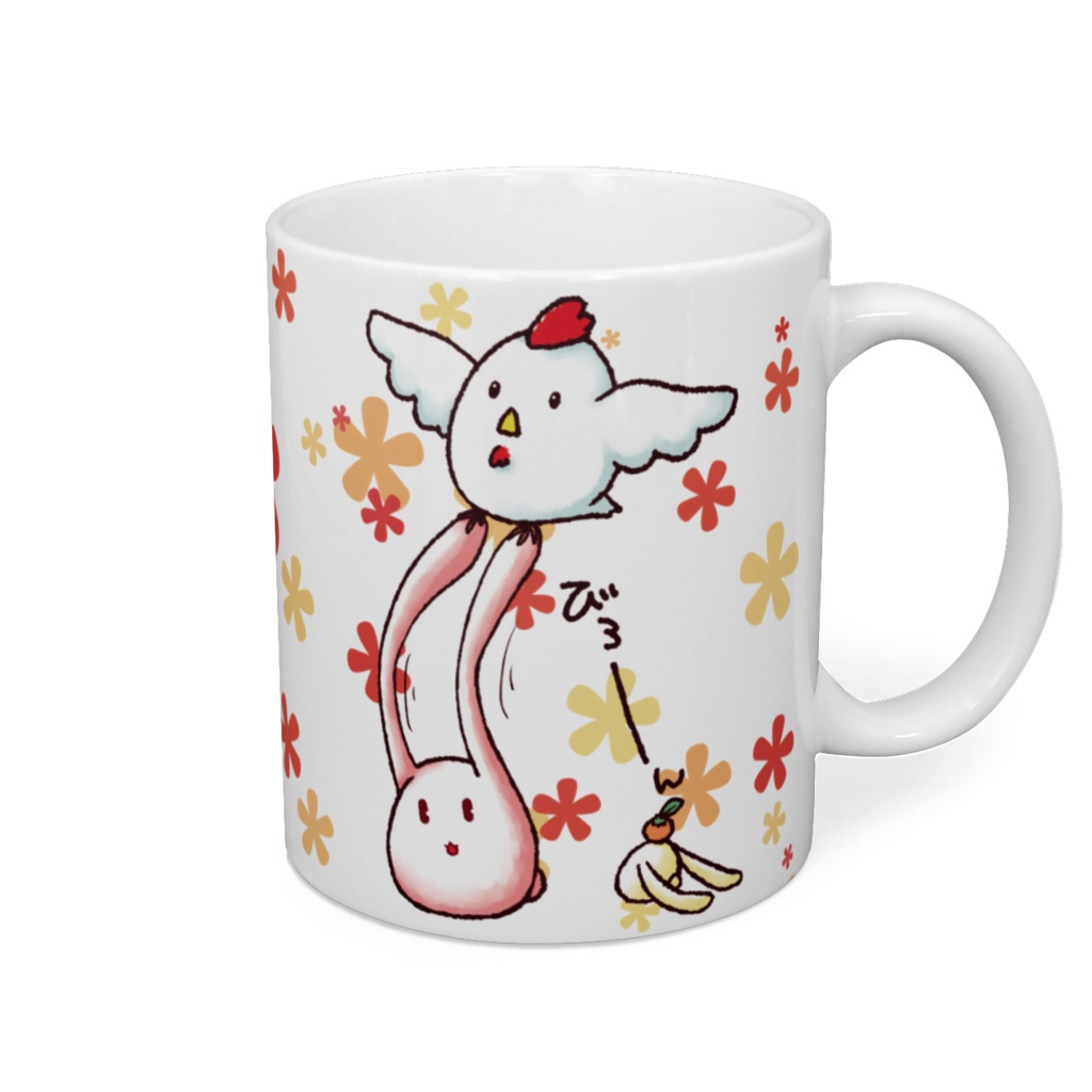 もちうさぎシリーズマグカップ