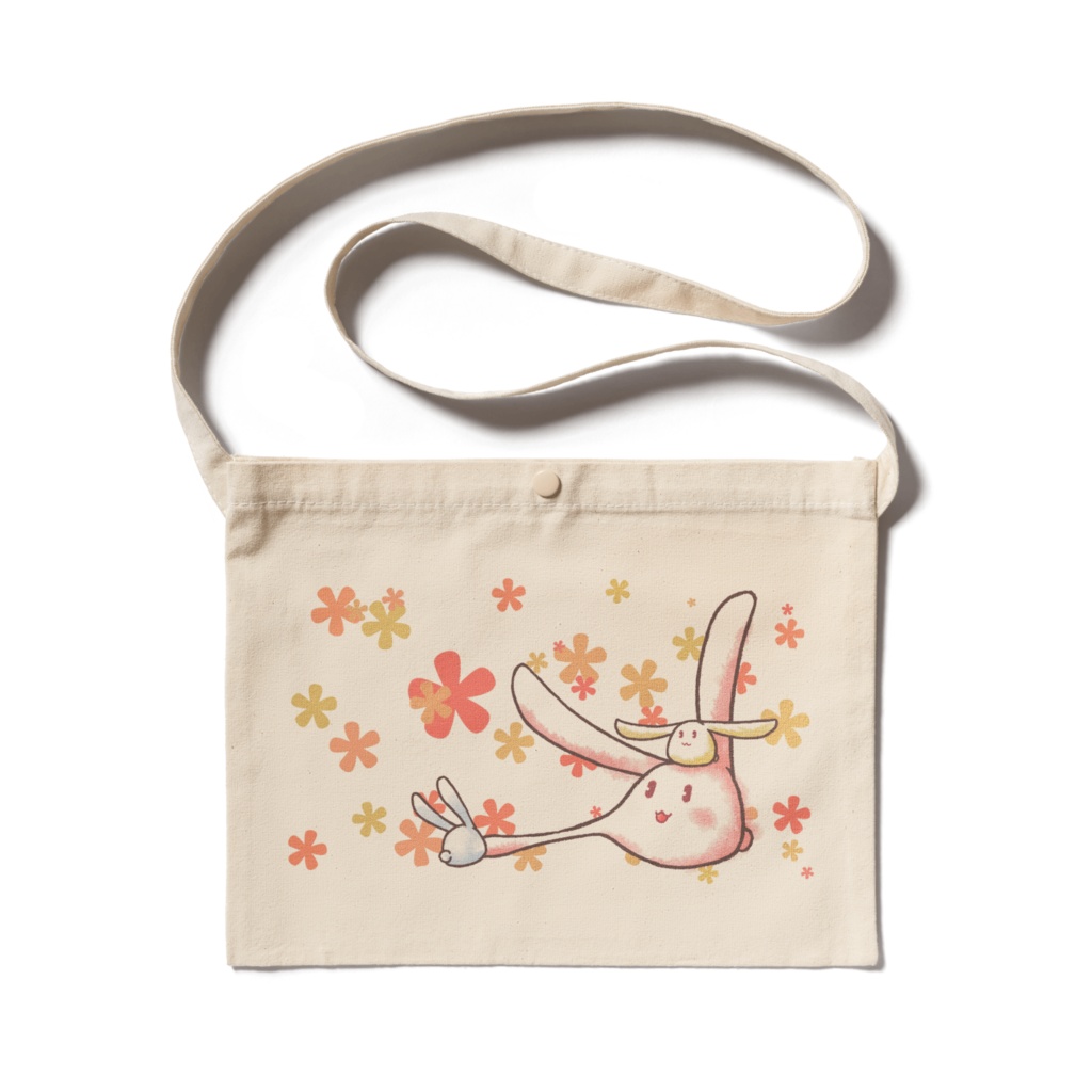 もちうさぎサコッシュ4色