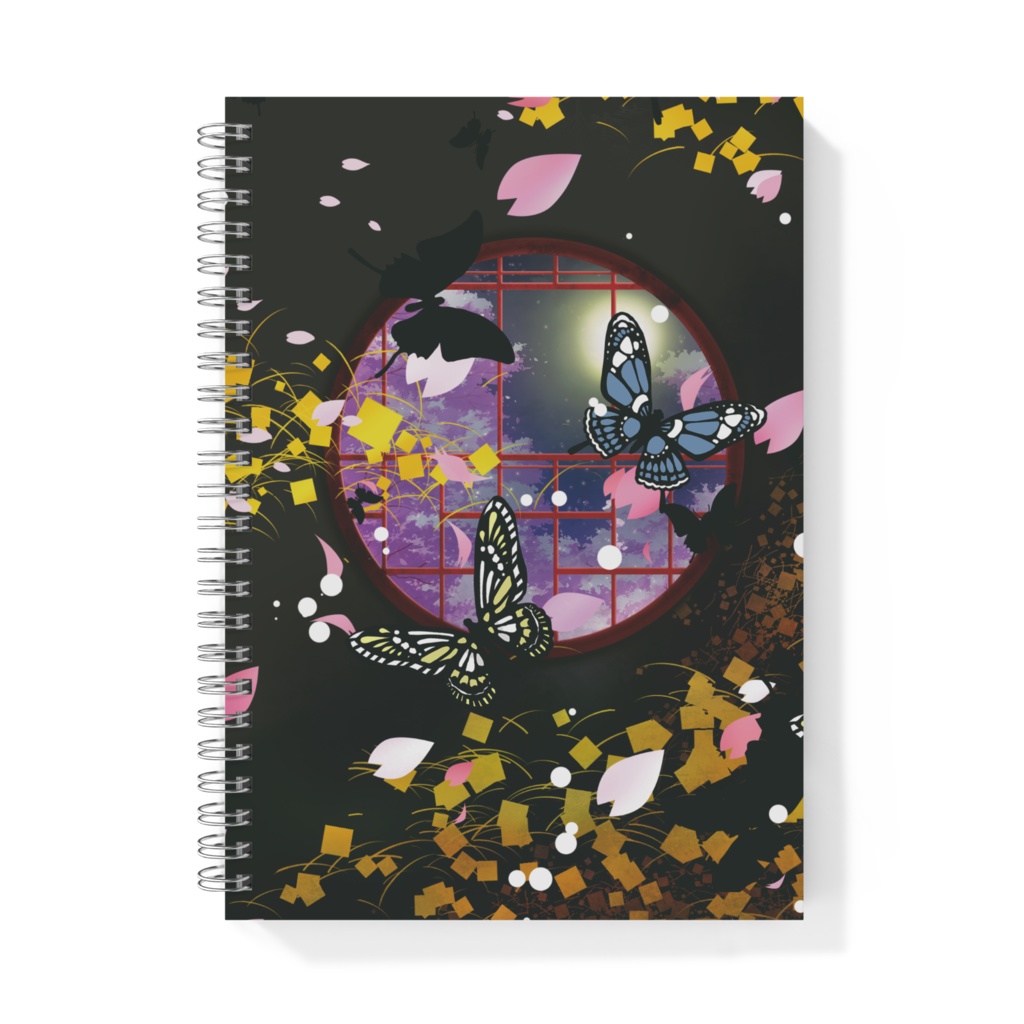 矢絣桜・夜桜蝶リングノート