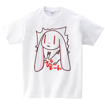 【受注生産】ハマり動物-たれうさぎ-両面Tシャツ