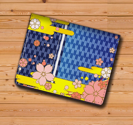 【送料無料】矢絣桜カードケース(名刺入れ)【受注生産】