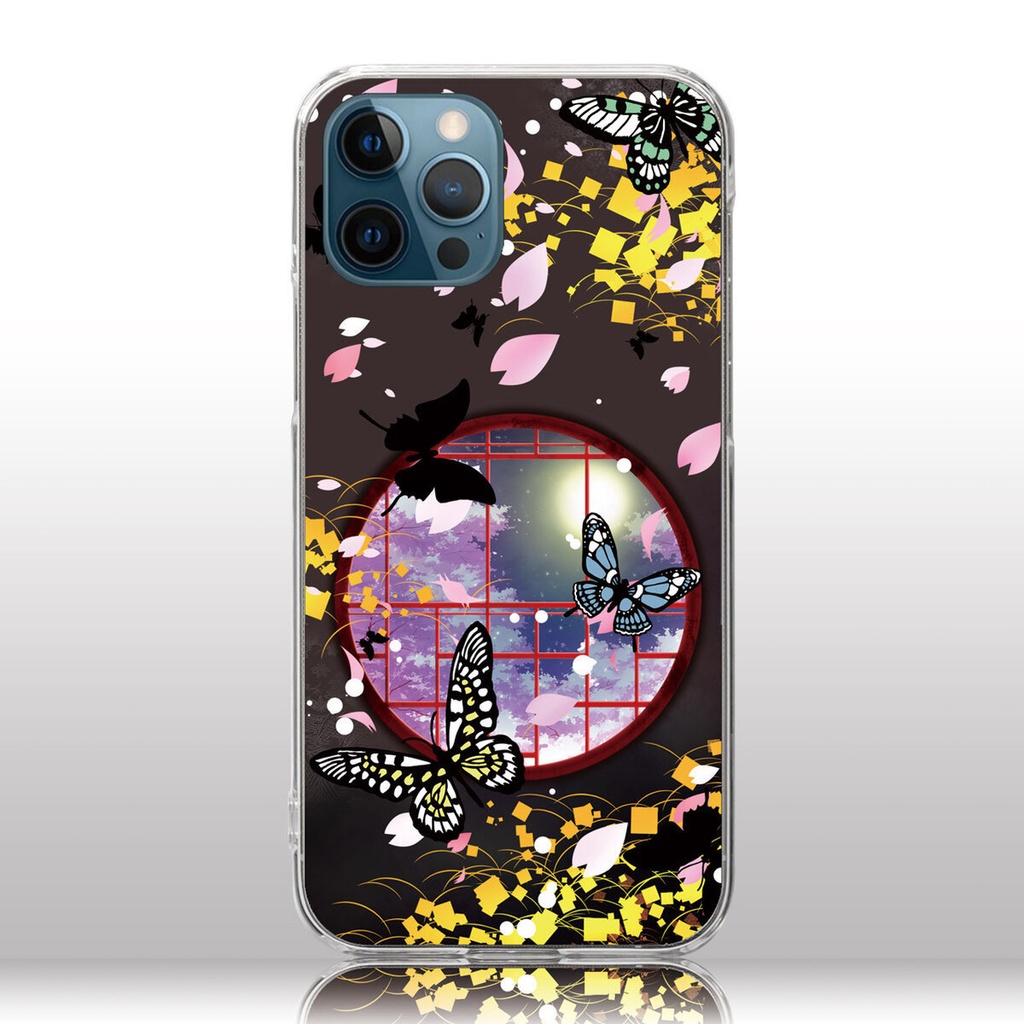 【送料無料】夜桜蝶ハードケース【受注生産】