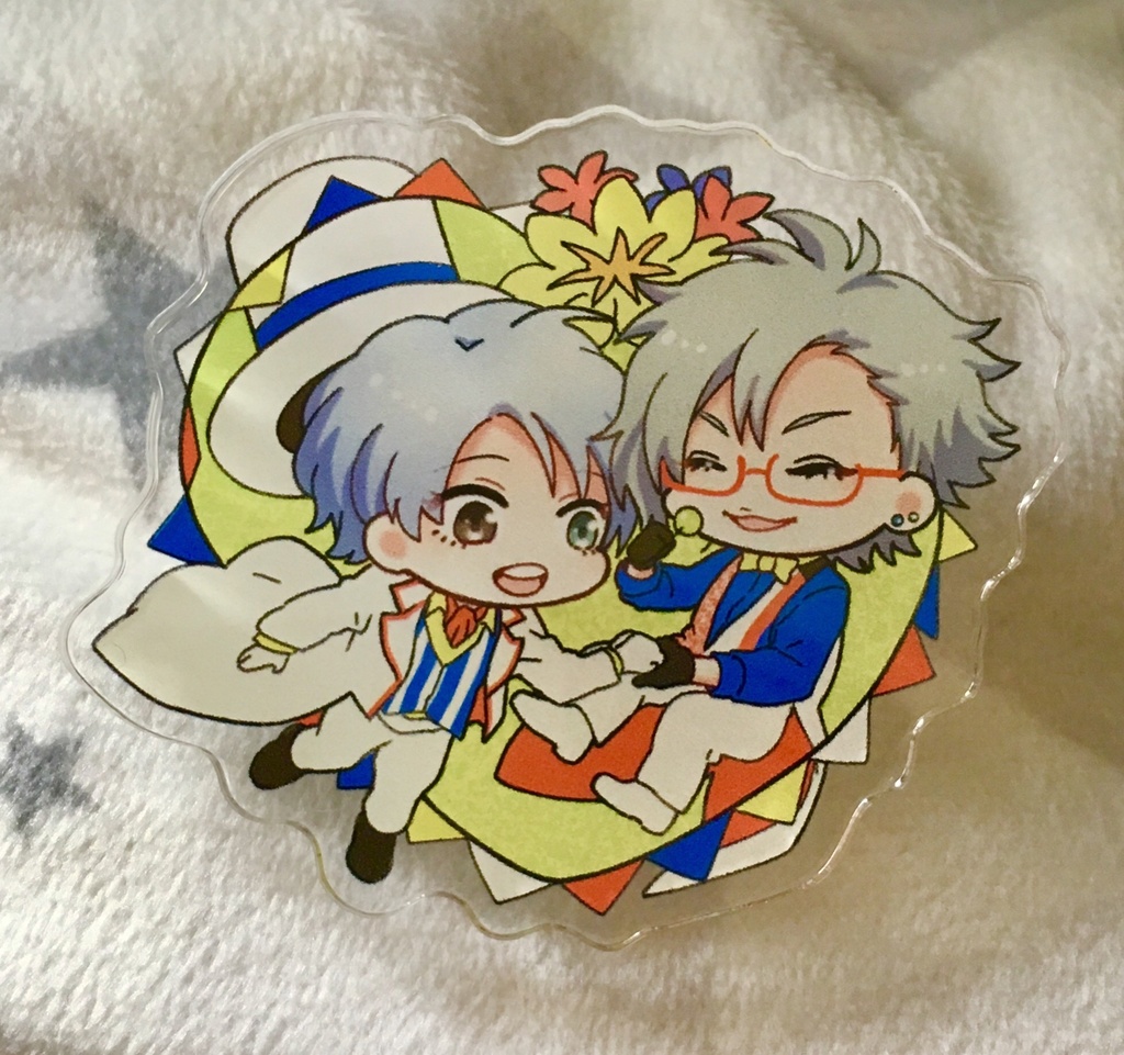 みかしぐアクリルバッジクリップ