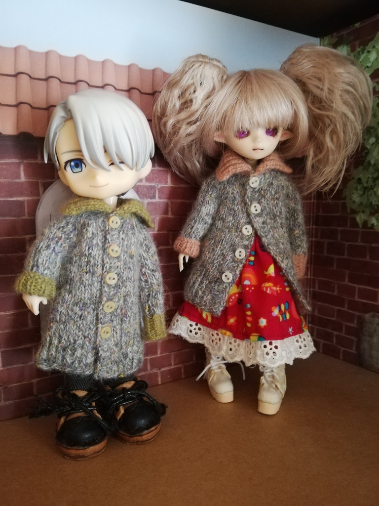ピコニーモS・M ・D前開きニットコート