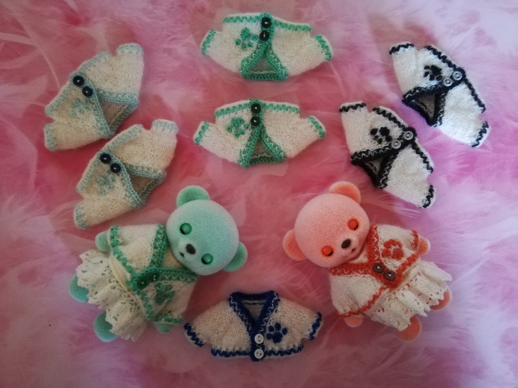 ハニーベア・プチプリンスキャット/カーディガン(オフホワイト)