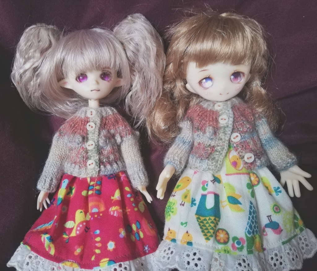 ピコニーモS・M・D/丸ヨークカーディガン