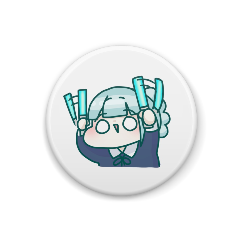 ちゃんし缶バッジ【うおー】