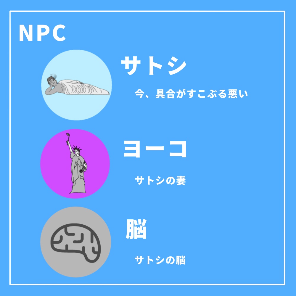 サトシ、具合大丈夫?【3人・30分・GMレス】