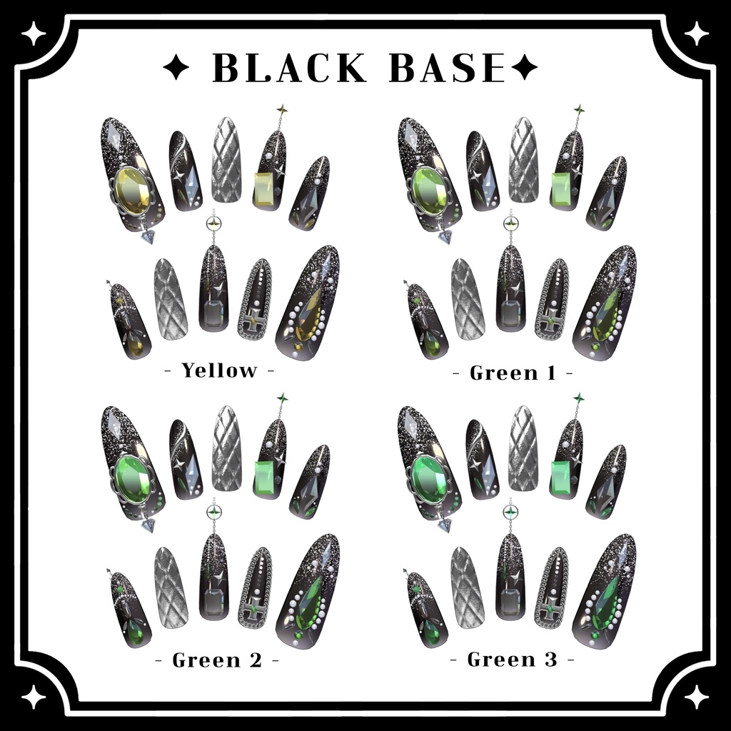 【VRChat向け3Dネイル】LS_Nail02💎◆