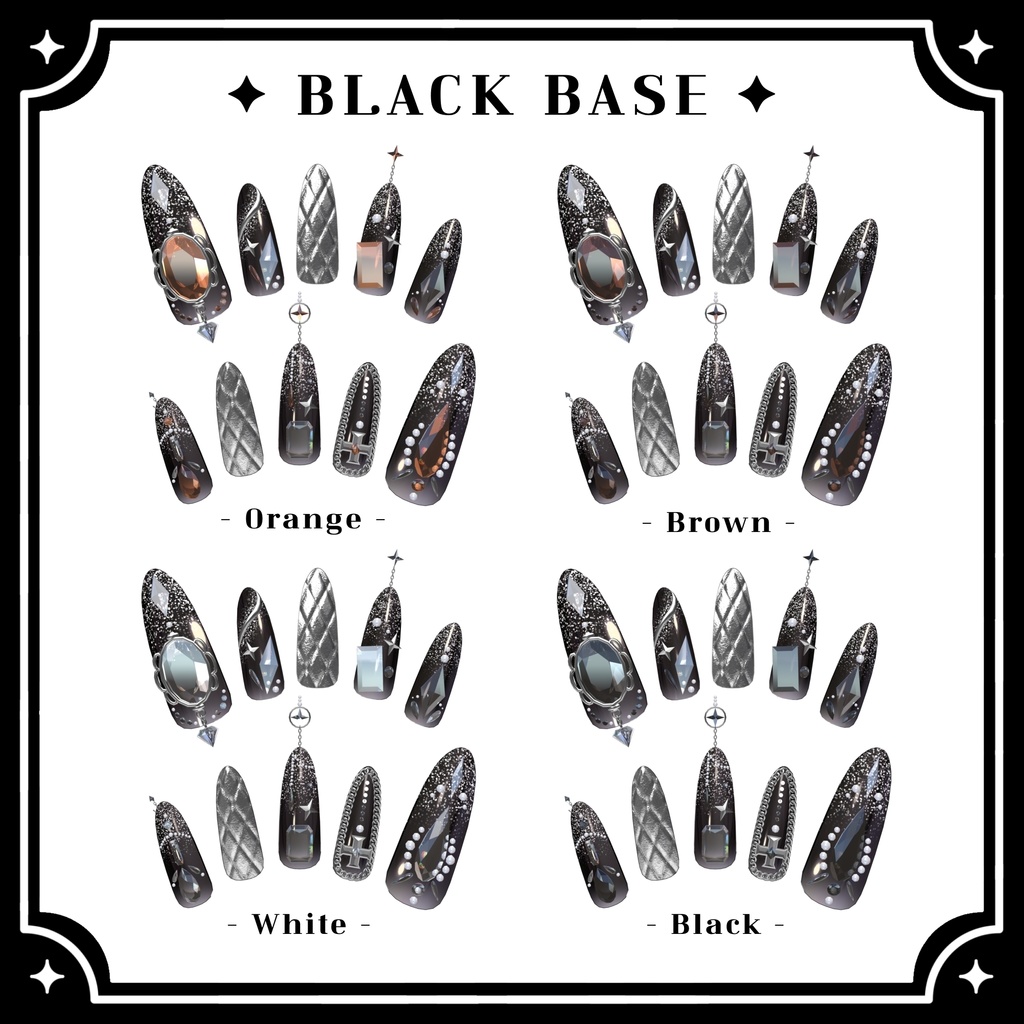 【VRChat向け3Dネイル】LS_Nail02💎◆