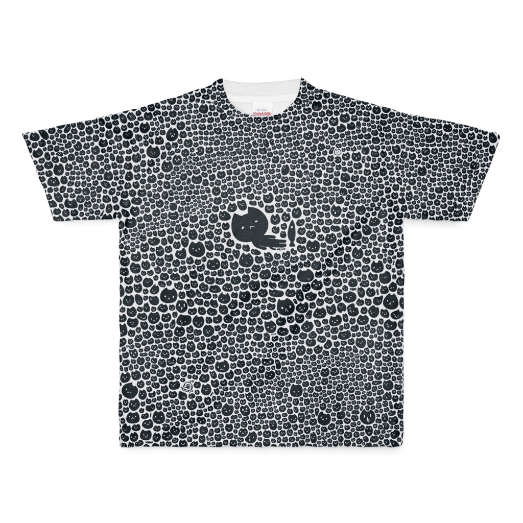 ねこだらけTシャツ