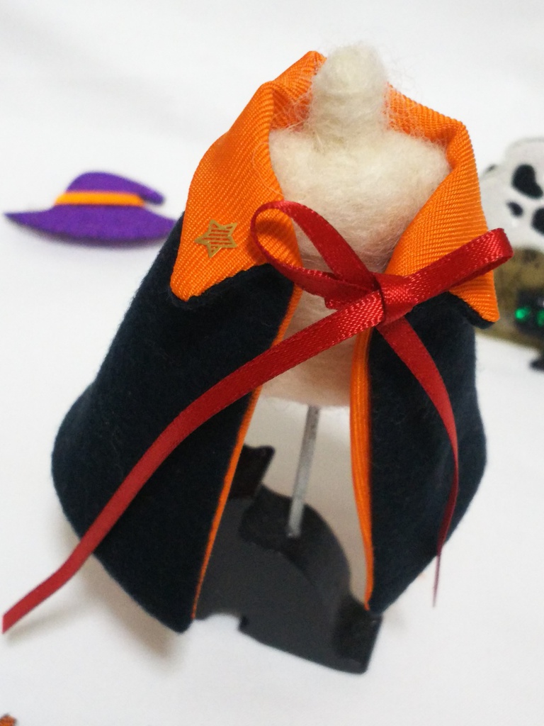 オビツ11サイズ ハロウィンマント(オレンジ)