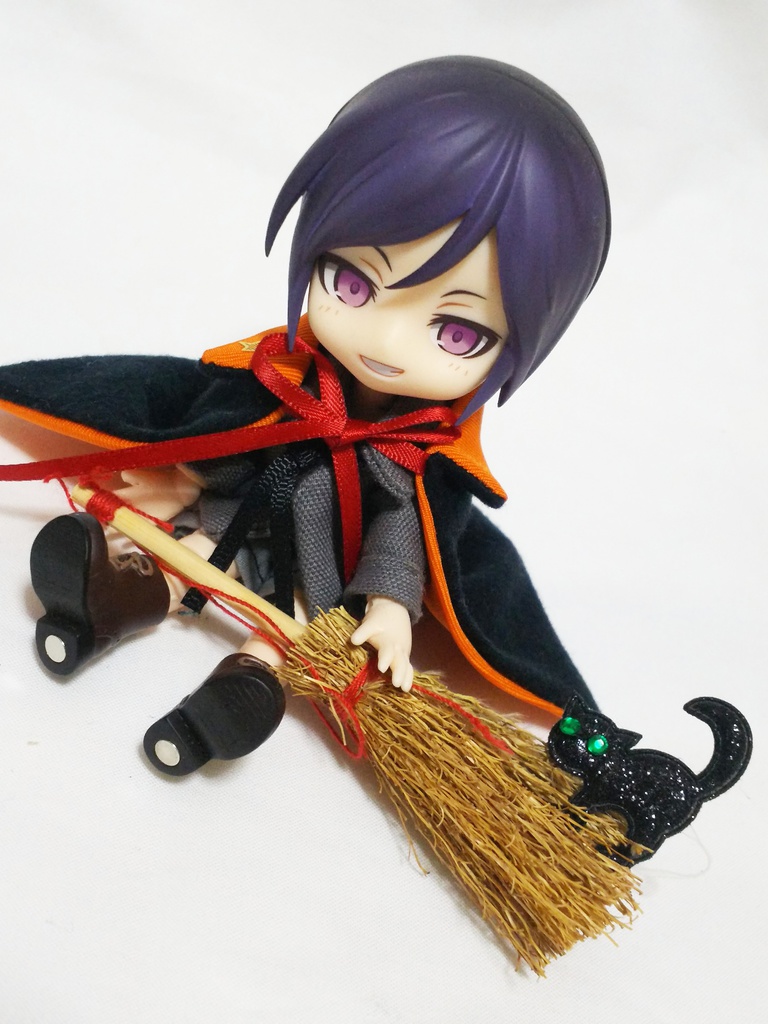 オビツ11サイズ ハロウィンマント(オレンジ)