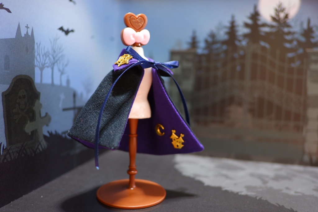 オビツ11サイズ ハロウィンマント(紫)