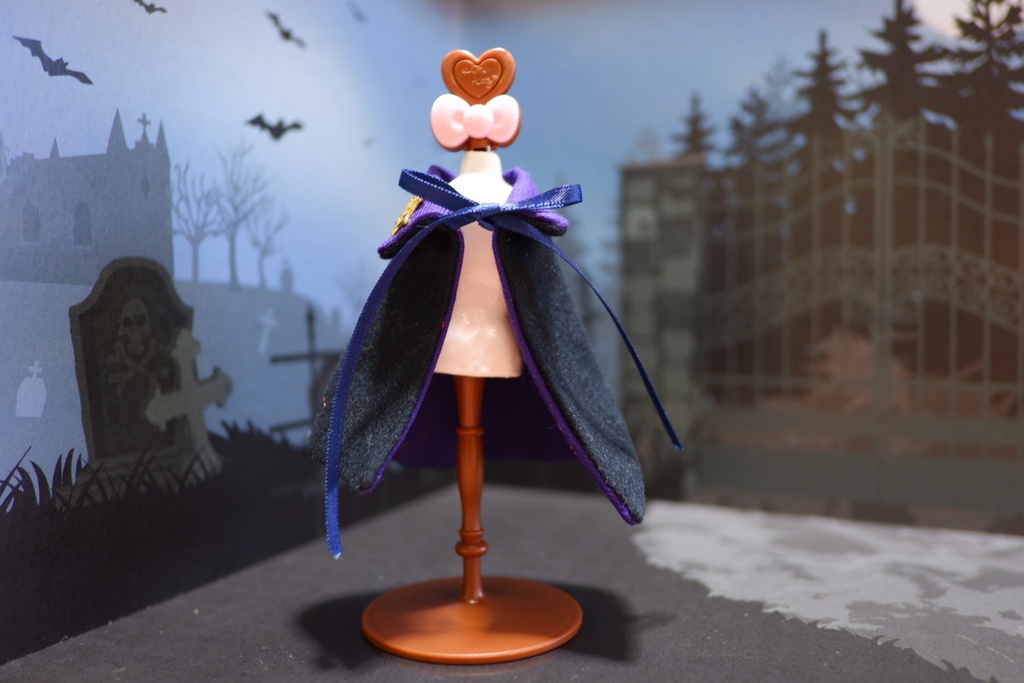 オビツ11サイズ ハロウィンマント(紫)