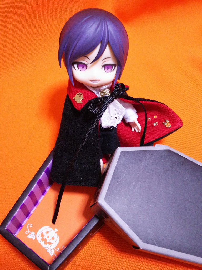 オビツ11サイズ ハロウィンマント(赤)