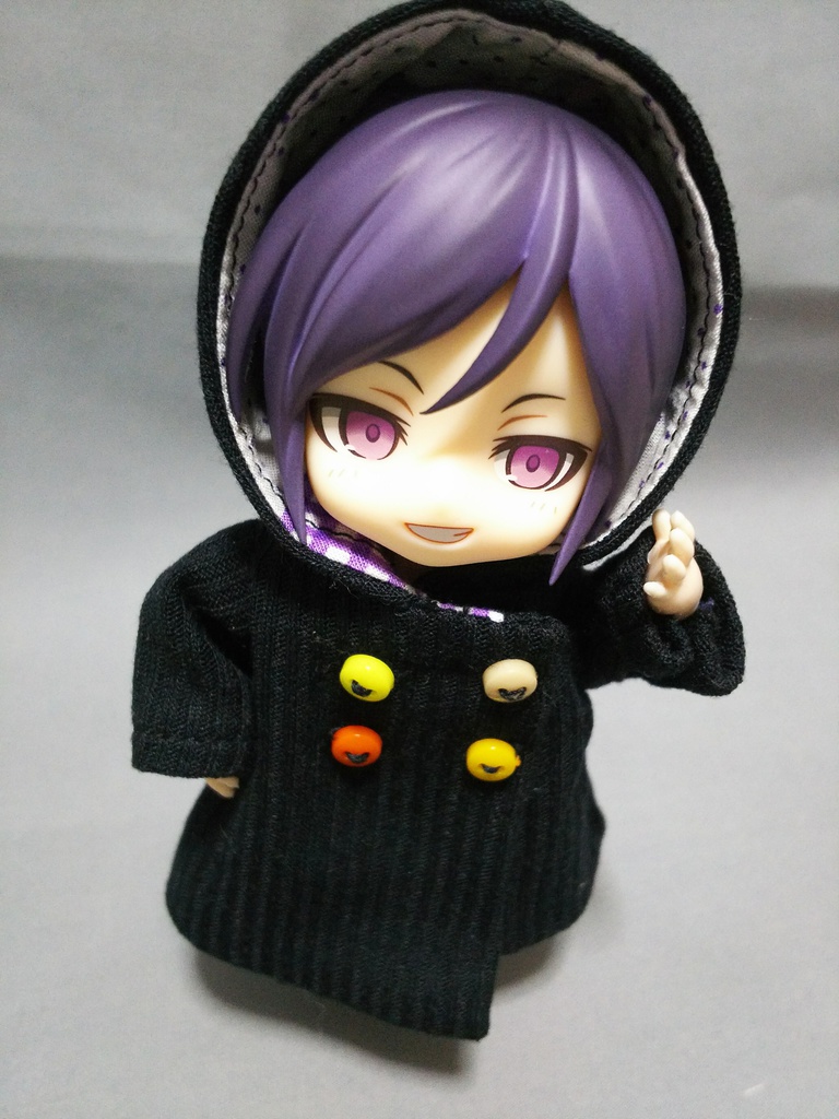 オビツ11サイズ フード付きコート