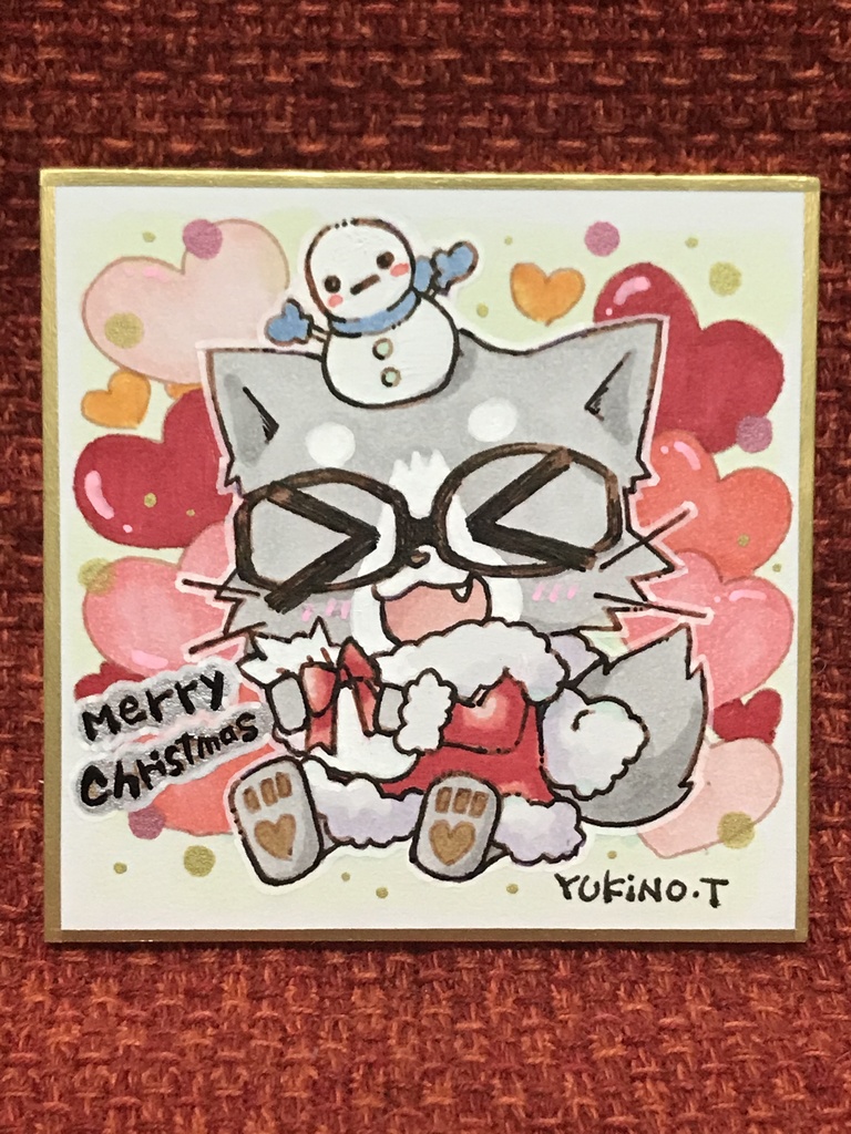 手描き豆色紙/原画B