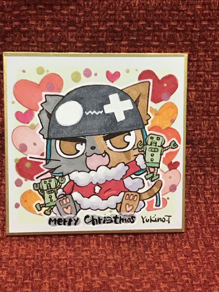 手描き豆色紙/原画F