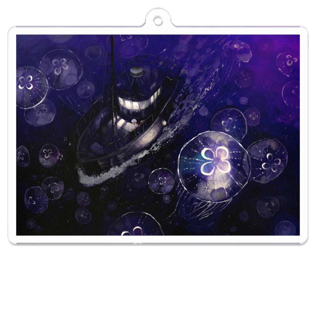 海の星　アクリルキーホルダー