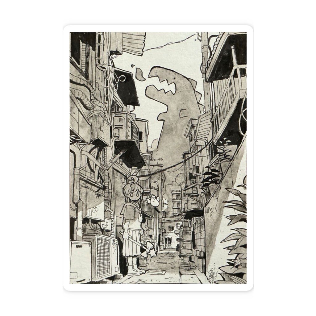 スマホステッカー(侵略)