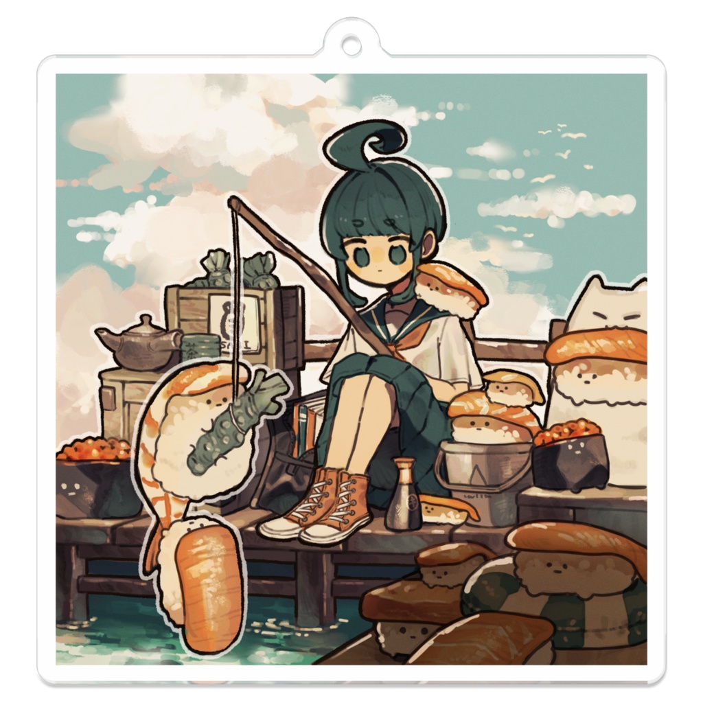 おすし釣り キーホルダー