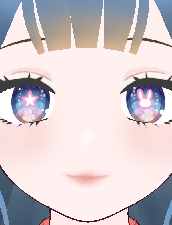 [VRoid] Rabbit & Star Eye Iris Texture