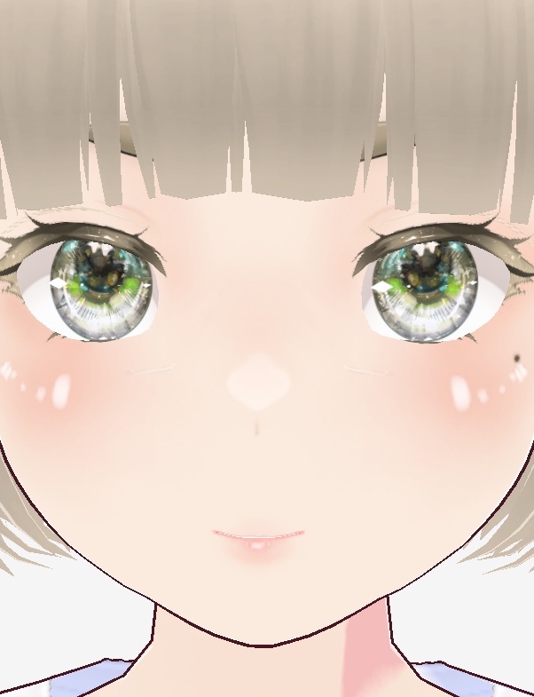 [VRoid] Green Sparkle Eye Iris Texture