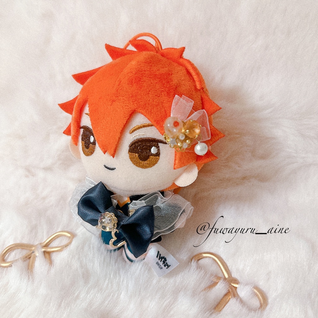 レースとパールのぬいイヤリング✮*。゚