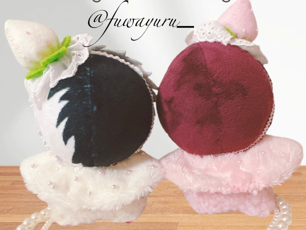 【10/25 21時~】Strawberry Holic (ぬい用いちごカチューシャとケープセット)