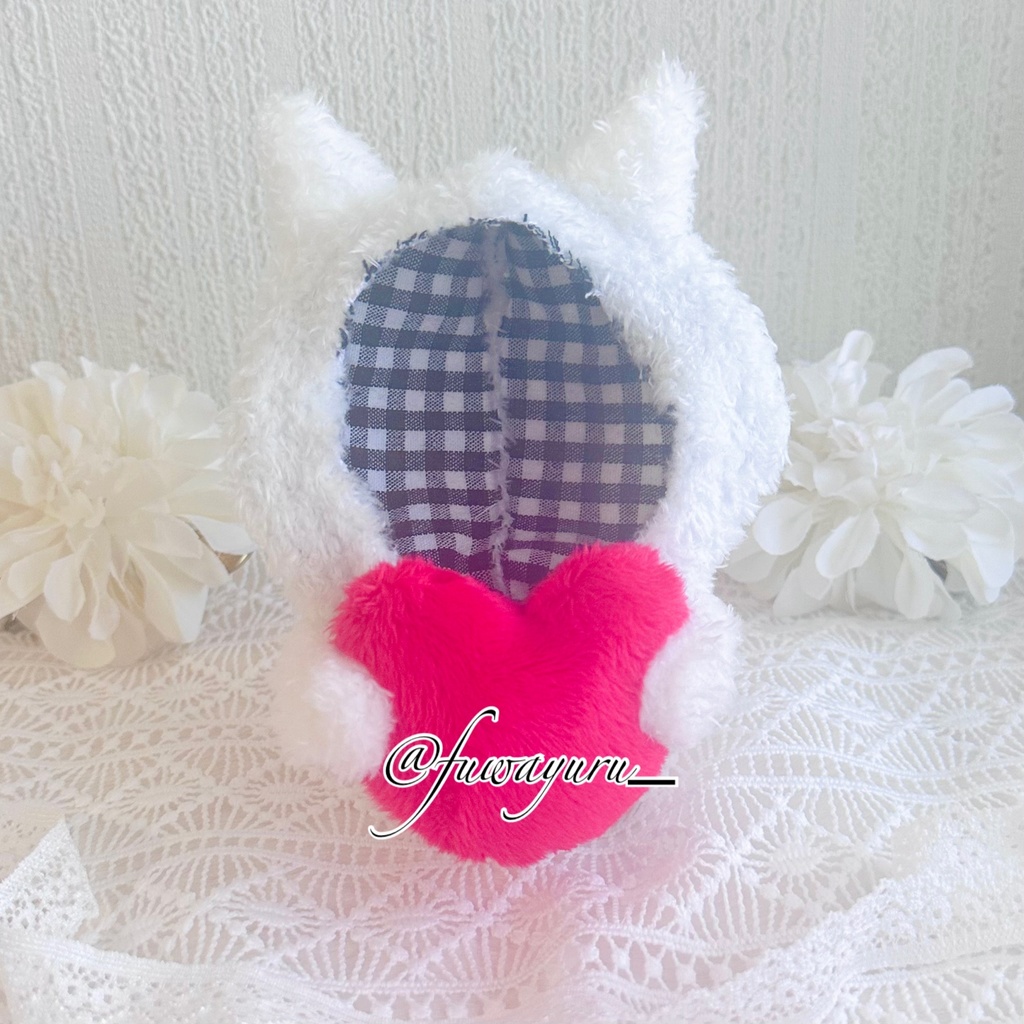 2月頒布(予定) 愛されハートぬくもりWhite(ちびぐるみサイズ着ぐるみ)