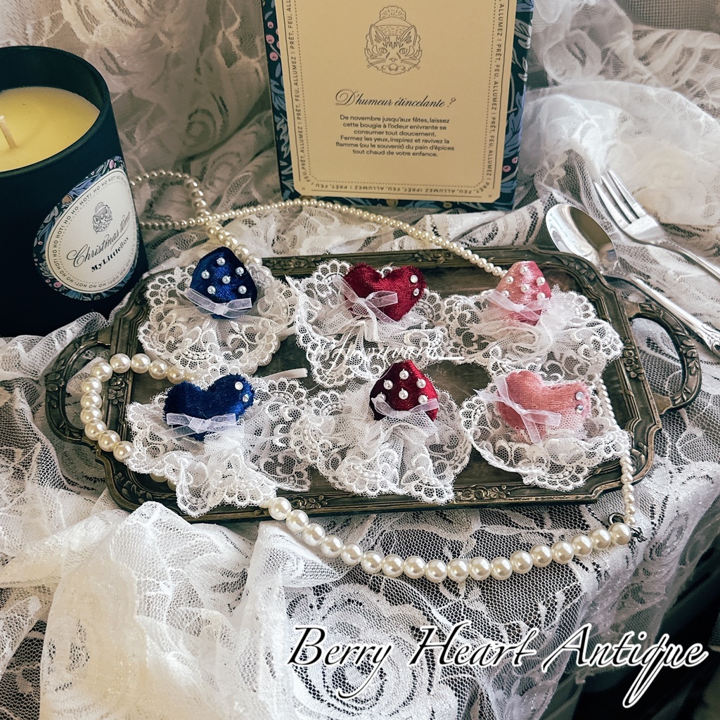 3/29 22時~ Berry Heart Antiques(ぬいぐるみ用ヘッドドレス)
