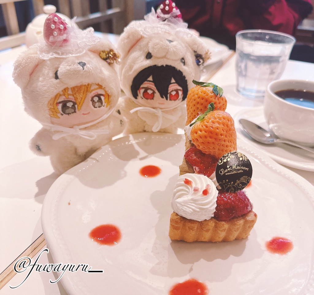 5/9 22時~ Berry Heart Antique-special (ぬい用ヘッドドレス)