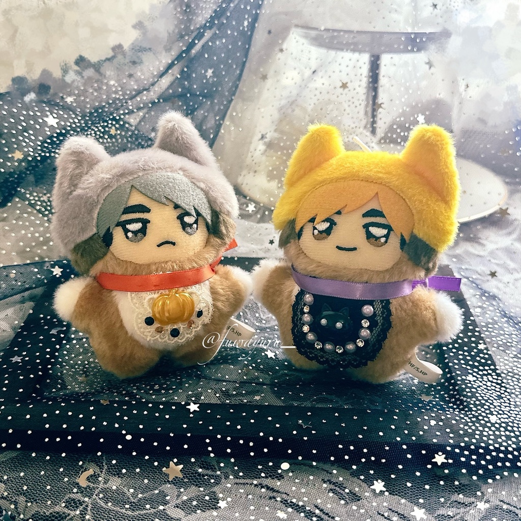 【10/12 21時~ 頒布】Halloween lace collar(ぬい用スタイ)