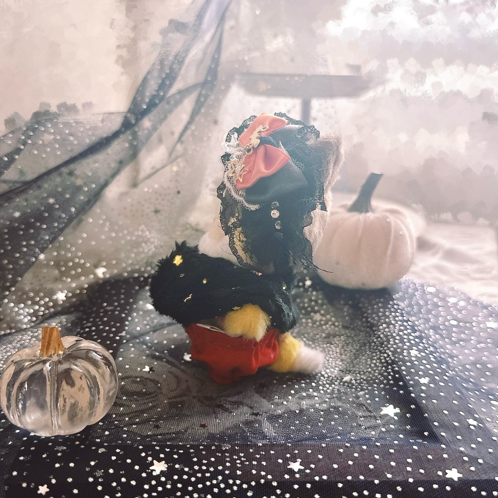 【10/12 21時~ 頒布】Witch & Pumpkin Outfit Set(ぬいぐるみ用セットアップ)